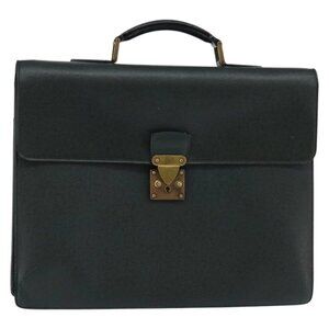 LOUIS VUITTON Taiga Serviette Moskova Business Bag Epicea M30034 LV Auth bs29223
